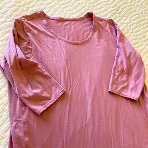 J. Jill rose pink cotton tunic